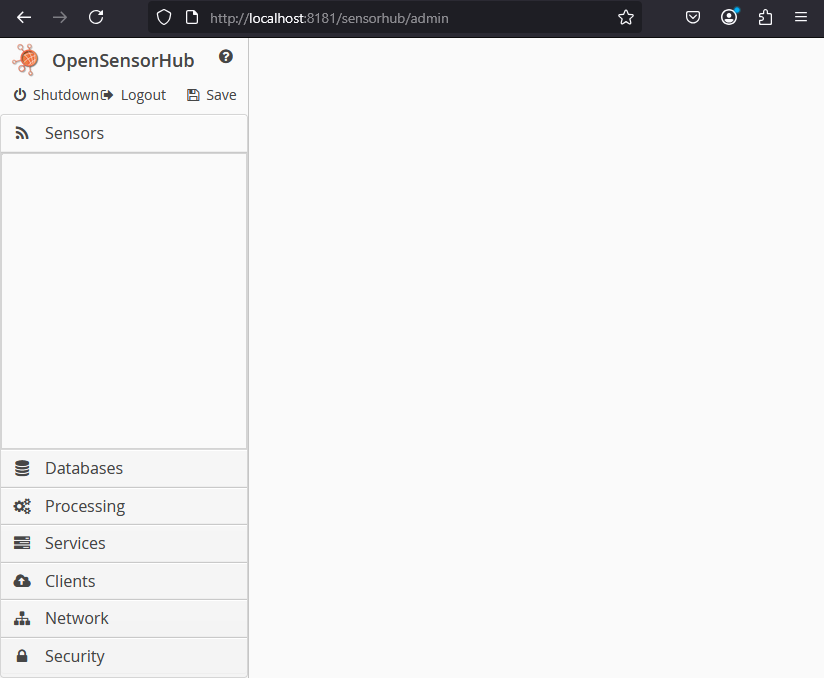 OSH Admin User Interface